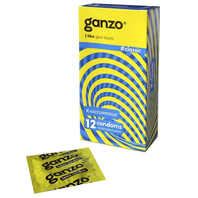 Презервативы GANZO Classic, 12шт Презервативы GANZO Classic, 12шт