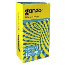 Презервативы GANZO Ribs, 12шт Презервативы GANZO Ribs, 12шт