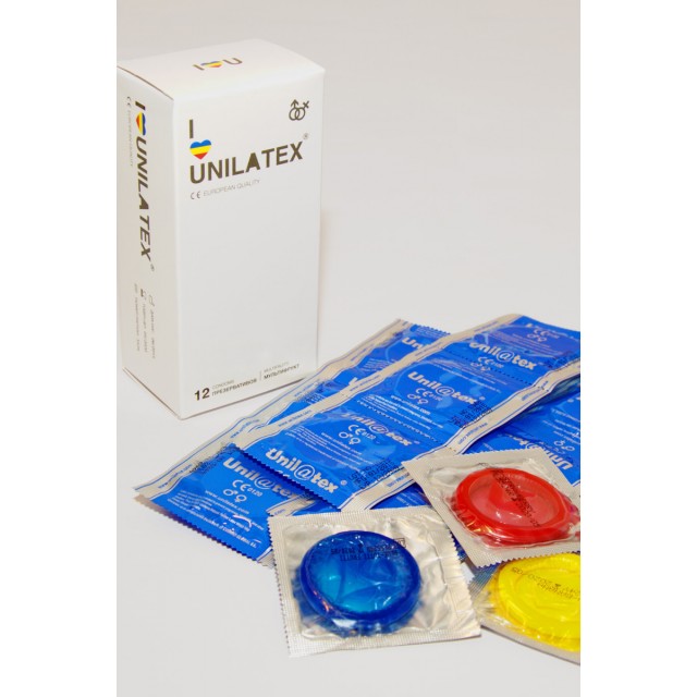 Презервативы Unilatex Multifrutis, Цветные и ароматизированные, 15шт 