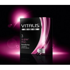 Презервативы VITALIS PREMIUM Super Thin - супер тонкие, 3шт
