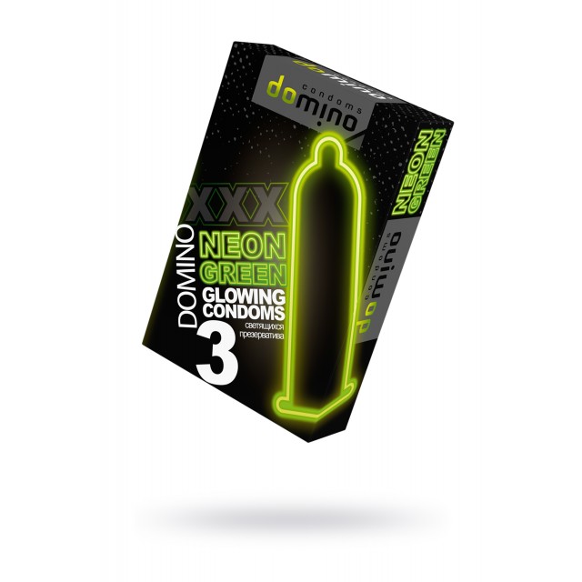 Презервативы Luxe DOMINO NEON, 3шт Презервативы Luxe DOMINO NEON, 3шт