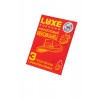 Презервативы Luxe Красноголовый мексиканец, Латекс, Клубника, 3шт