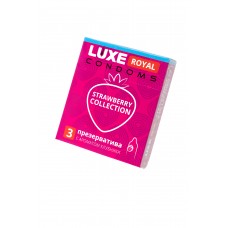 Презервативы Luxe Royal Strawberry Collection, 3шт Презервативы Luxe Royal Strawberry Collection, 3шт