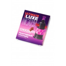 Презервативы Luxe Black Ultimate Реактивный трезубец, Шоколад, 1шт