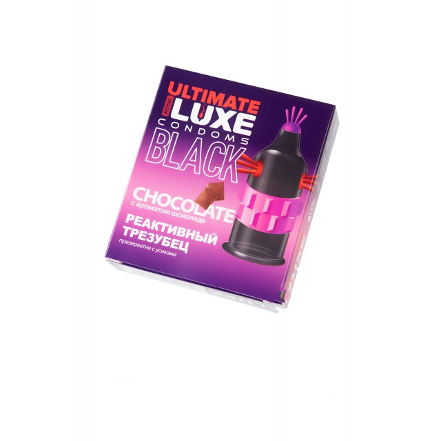 Презервативы Luxe Black Ultimate Реактивный трезубец, Шоколад, 1шт Презервативы Luxe Black Ultimate Реактивный трезубец, Шоколад, 1шт
