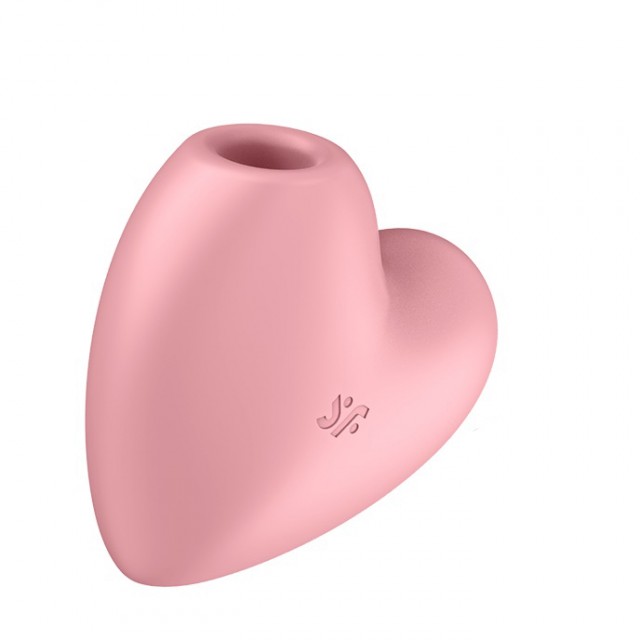 Вакуумный стимулятор клитора с вибрацией Satisfyer Cutie Heart, Розовый