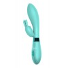 Вибратор Indeep Yonce Turquoise, Силиконовый, Бирюзовый, 20,5см