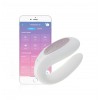 Вибратор для пар Satisfyer Double Joy White управление через телефон