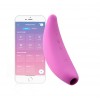 Вакуумный стимулятор клитора с вибрацией Satisfyer Curvy 3+ управление через смартфон, Розовый