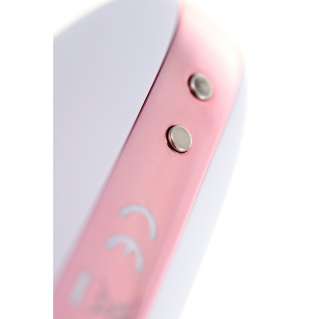 Вакуумный стимулятор клитора с вибрацией Satisfyer Love Triangle управление через смартфон, Белый
