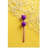Вагинальные шарики A-Toys by TOYFA, Силиконовые, Фиолетовые, Ø2,7см