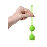 Вагинальные шарики A-Toys by TOYFA Meeko, Силиконовые, Зеленые, Ø2,7см