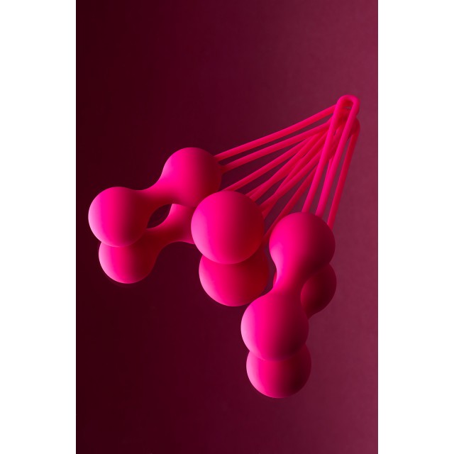 Вагинальные шарики A-Toys by TOYFA Redvil, Силиконовые, Розовые, Ø3,2см