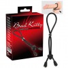 Лассо на пенис Bed Kitty Cock & Ball Loop, Силиконовое, Черное, 19 см
