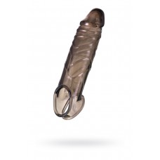 Насадка на пенис TOYFA XLover, TPE, Чёрная, 15,5см