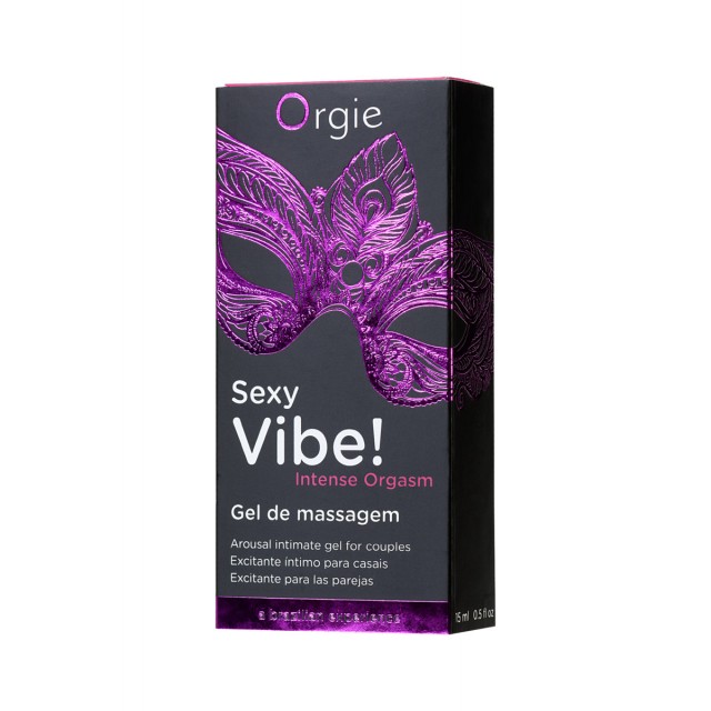 Жидкий вибратор Orgie Sexy Vibe! Intense Orgasm, 15мл Жидкий вибратор Orgie Sexy Vibe! Intense Orgasm, 15мл