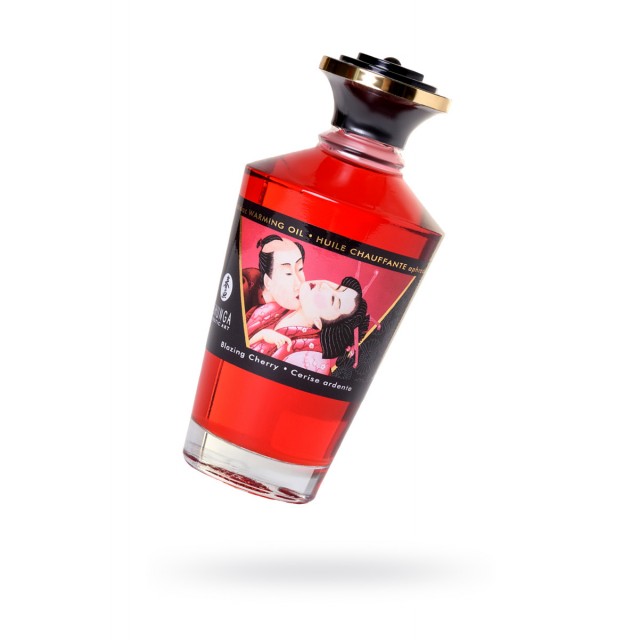 Масло массажное Shunga, разогревающее, c ароматом вишни, 100мл Масло массажное Shunga, разогревающее, c ароматом вишни, 100мл