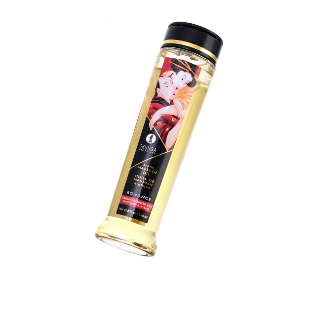 Масло для массажа Shunga Romance - Erotic Massage Oil Strawberry Wine, 240мл Масло для массажа Shunga Romance - Erotic Massage Oil Strawberry Wine, 240мл