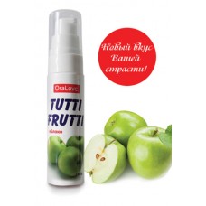 Гель-смазка съедобная TUTTI-FRUTTI со вкусом яблока, 30г