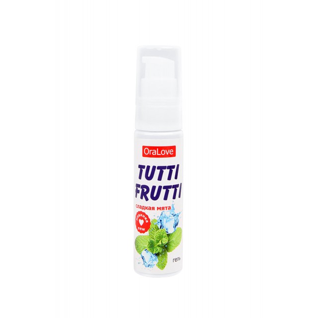 Гель-смазка съедобная TUTTI-FRUTTI со вкусом Сладкой мяты, 30г