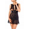 Комбинация Erolanta Margarita с открытой грудью, Чёрная
