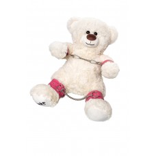 Бондажный BDSM набор Pecado 13005-00, Белый медведь, Кожа, Розовый