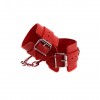 Наручники LoA Hard, Эко-кожа, Красные