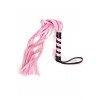 Плеть LoA hard, PVC кожа, Розовая, 45см
