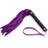Плеть классическая LoA hard, Кожаная, Сиреневая, 28см