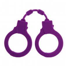 Наручники Lola Toys Stretchy Cuffs, Силиконовые, Фиолетовые