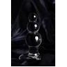 Анальная втулка Sexus Glass, Стекло, Прозрачная, Ø3,5см